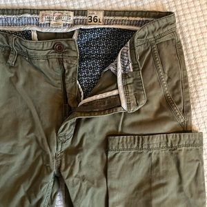 Fat Face, Olive Green Chino/Khaki, size US:36Long